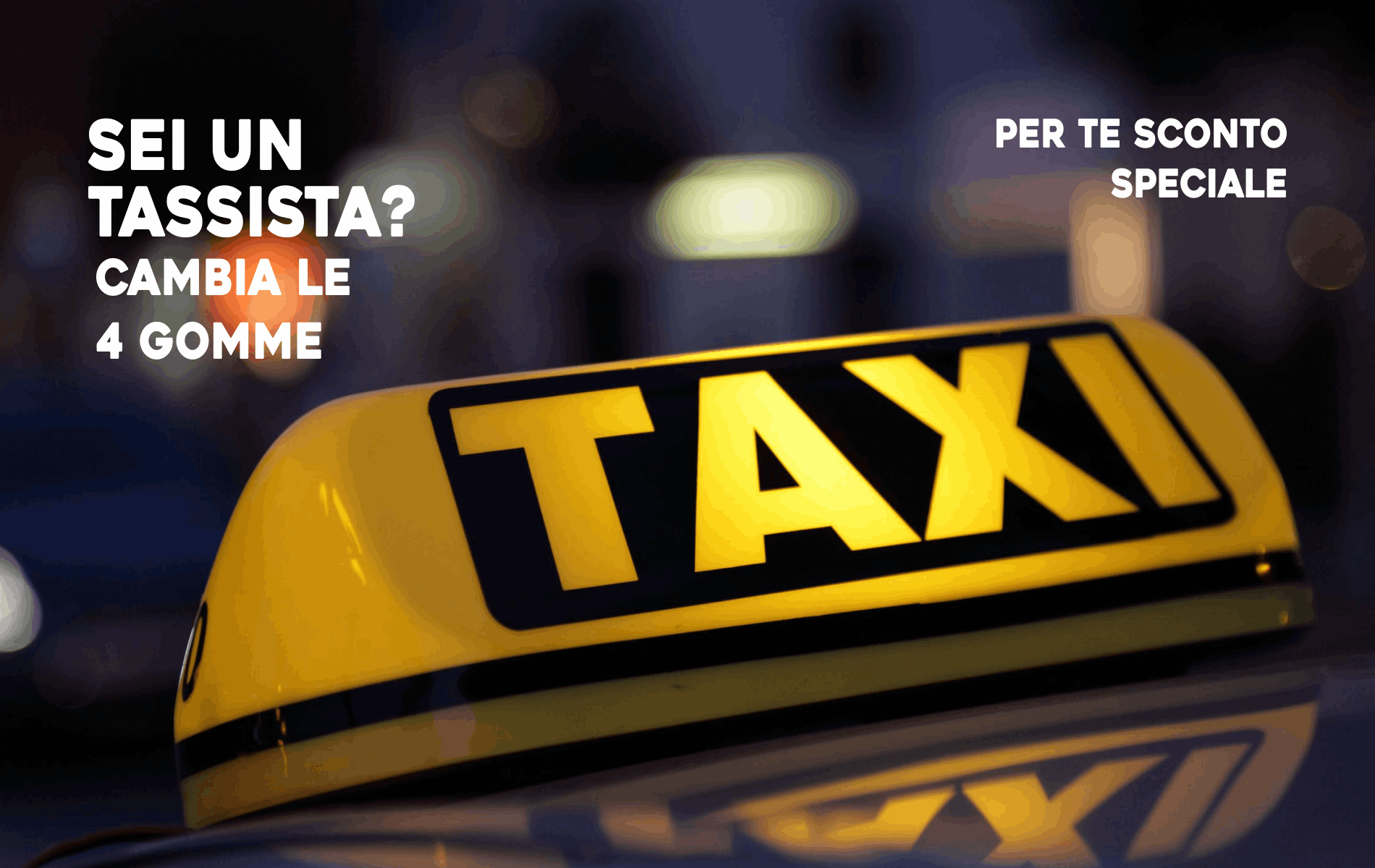 Tufano Gomme: Sconto speciale per tutti i taxi